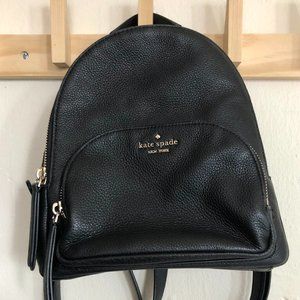 kate spade Black Leather Backpack